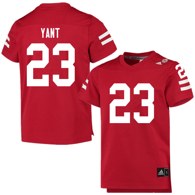 Men #23 Jaquez Yant Nebraska Cornhuskers College Football Jerseys Sale-Scarlet